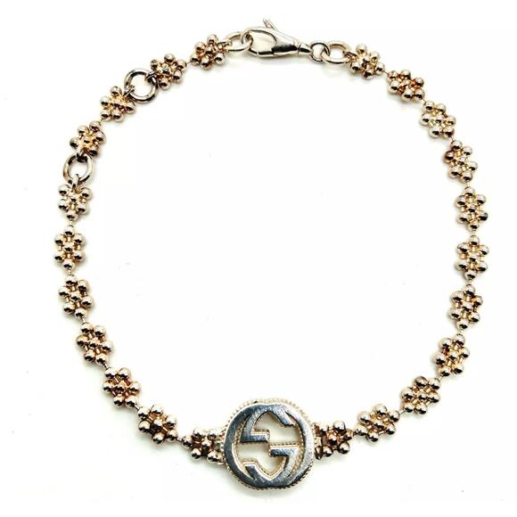 Authentic Gucci Bracelet  Silver 925 Silver - Picture 1 of 15